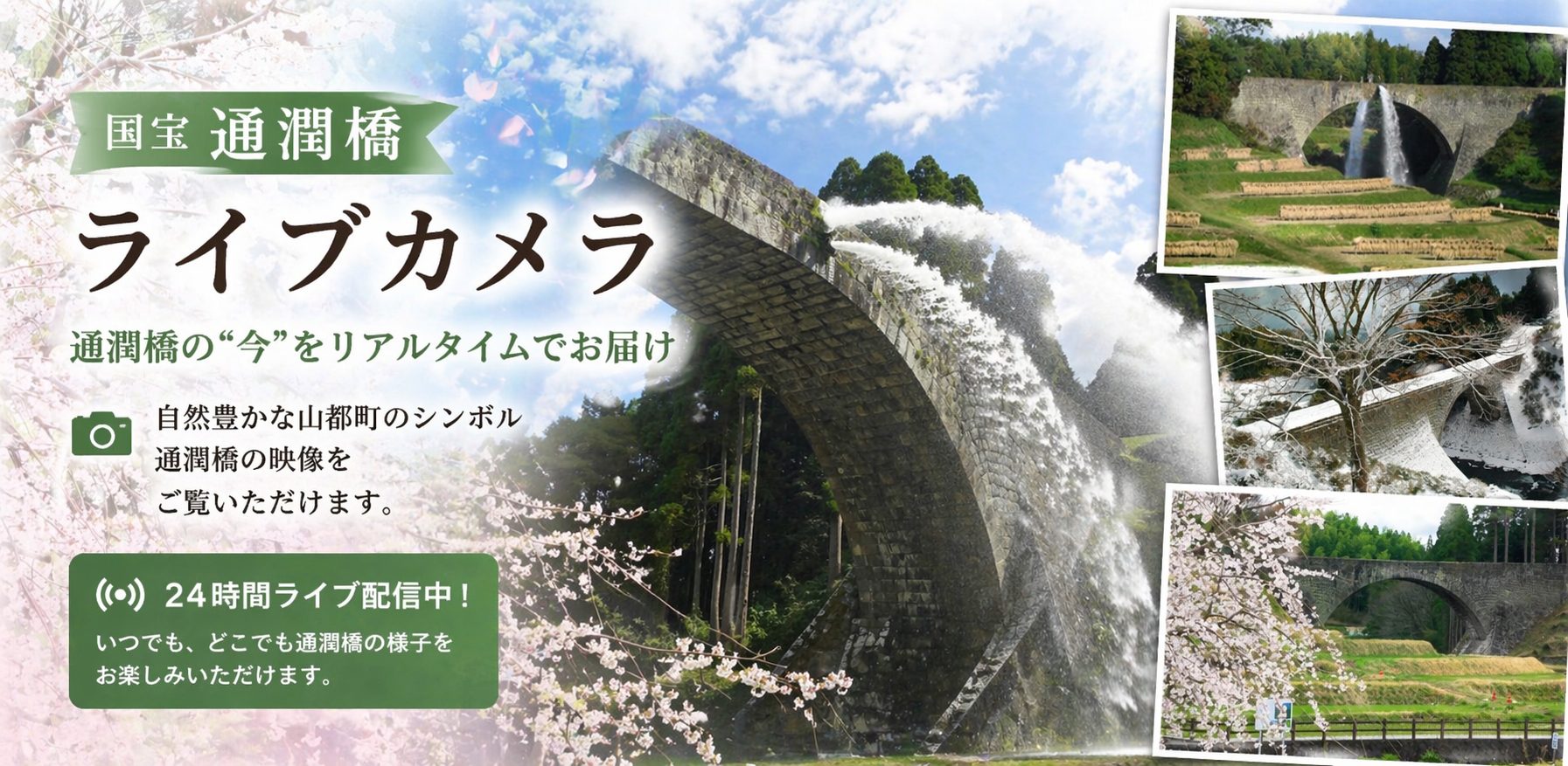 通潤橋ライブカメラ