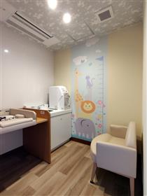 新しく設置された授乳室の様子