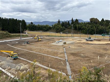 グラウンド整備状況