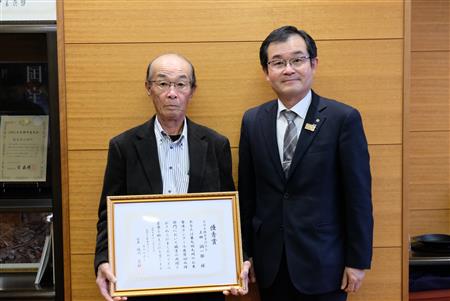 コンクール表敬訪問写真