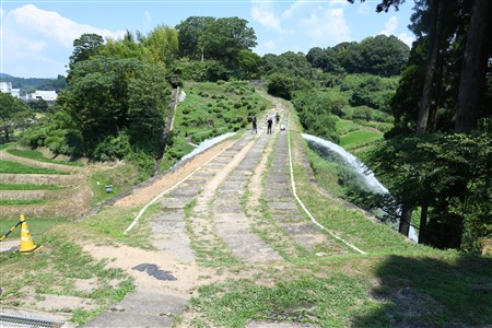 通水試験の様子