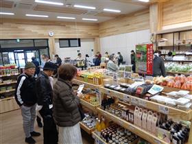 道の駅店内